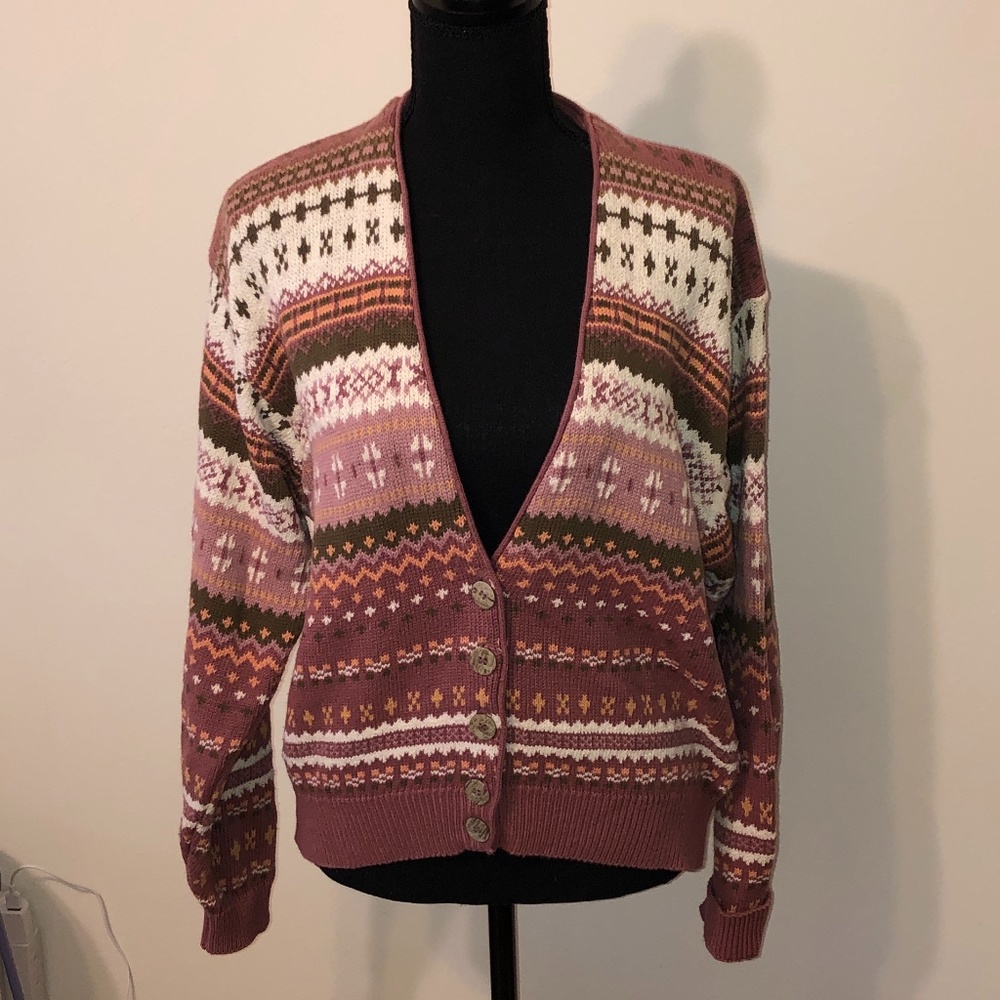 Vintage Fair Isle Cardigan